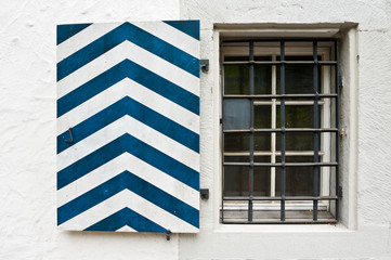 Fototapeta premium Striped Shutter