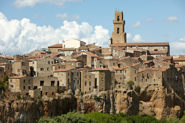 Obraz premium Panorama of Pitigliano, Tuscany