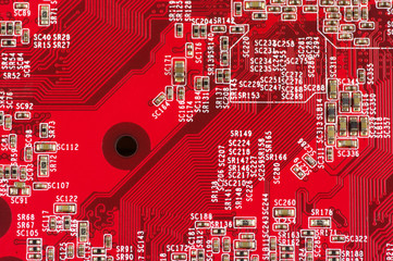 Circuit board close-up