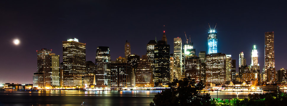 Fototapeta New York at night