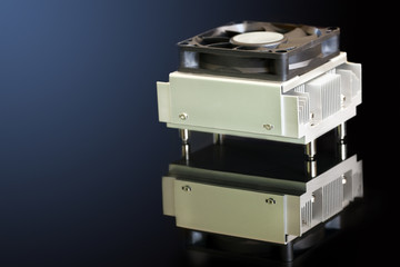 Processor heat sink and fan