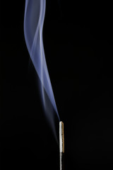 Incense stick burning