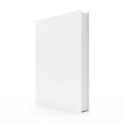 Blank Book isolated on white background