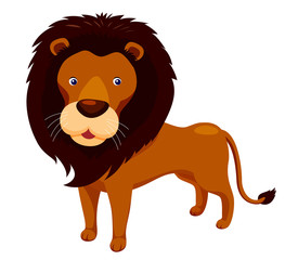 Cartoon lion vector