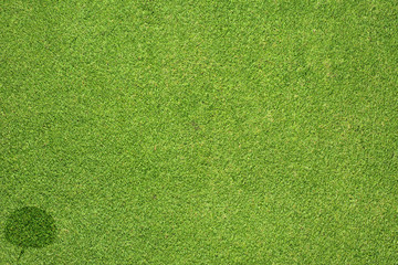 Comment icon on green grass texture and  background