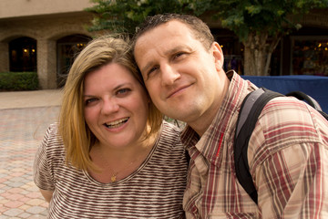 Fototapeta premium Happy couple on trip