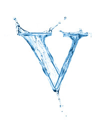 One letter of water alphabet