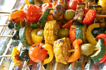 Gemüse grillen