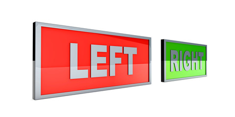 Left and right