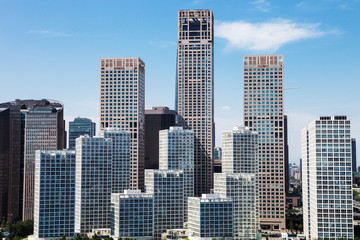 Fototapeta premium landscape of modern city ,beijing