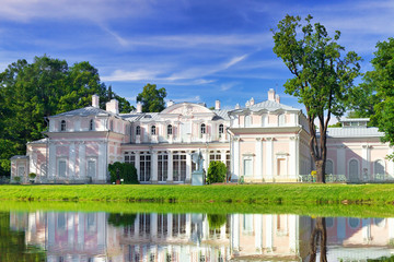 Chinese Palace in Oranienbaum (Lomonosov)park. Saint Petersburg.