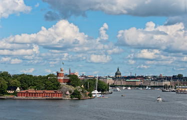 Obraz premium Stockholm panoramic view.