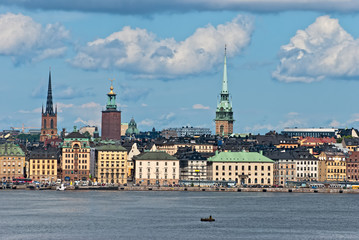 Fototapeta premium Stockholm of the old city. Sweden.