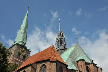 Fototapeta premium Lübeck, St Jakobi