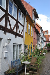 Fototapeta na wymiar Rues et ruelles de Lübeck 2