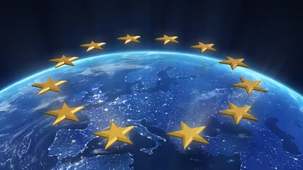 Night view of Europe