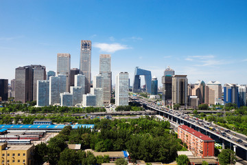 landschap van moderne stad, Peking