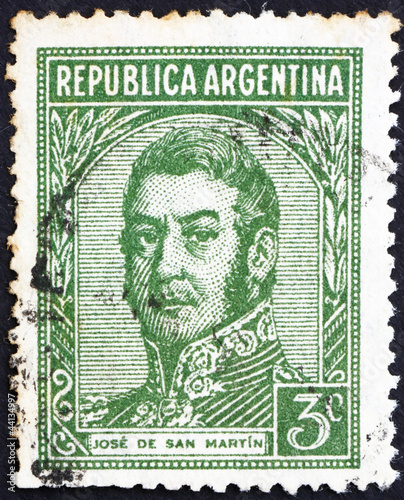 Postage stamp Argentina 1935 Jose de <b>San Martin</b>, General - 500_F_44134997_zSvAvy6y1MSi8oIhSGukQhx0noygESF4