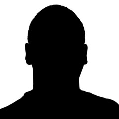 Mans Head Silhouette