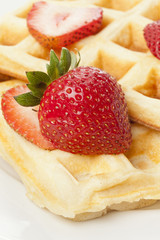 Fresh Homemade Belgium Waffles