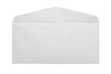 white envelope isolated on white
