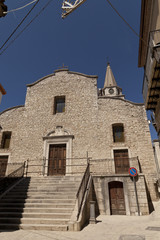 Fototapeta na wymiar Morrone del Sannio-Molise stare miasto, miasto dzwonów