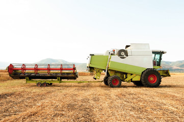 Agricultural machinery, work in the field.