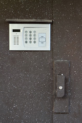 door with intercom
