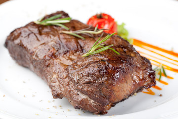 Grilled sirloin steak