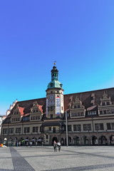 Naklejka premium Altes Rathaus Leipzig