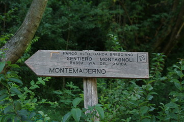 Schild Monte Maderno