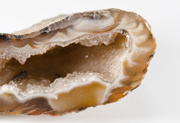 Detail einer Glücksgeode