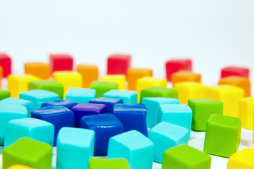 colorful cubes