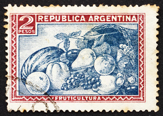 Postage stamp Argentina 1936 Fruit, Food