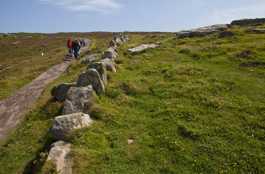 South West Coast Path In Cornwall