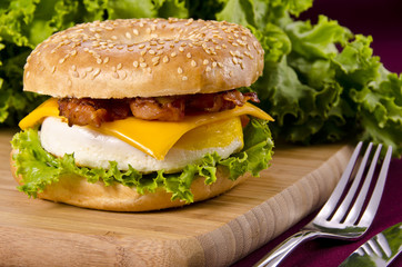 Bagel breakfast