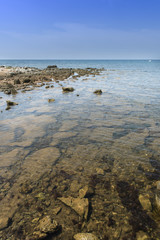 la costa a Umago, Croazia