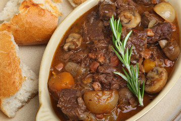 Beef Bourguignon, Traditional French Stew