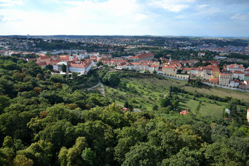 Fototapeta na wymiar Prague panorama with Strahov Monastery