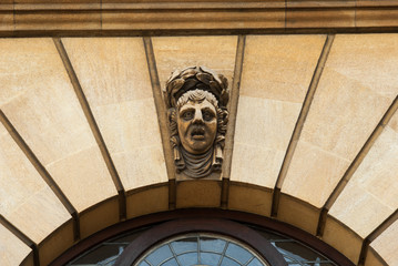 Oxford gargoyle above the Sheldonian theatre