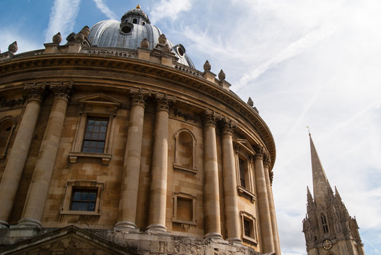 Radcliffe camera and St Mary's church