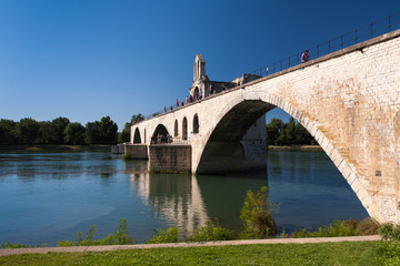 Le Pont d'Avignon dans le Vaucluse