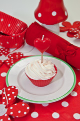 Cupcake und Polkadots