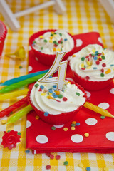 Cremige Cupcakes zum Geburtstag