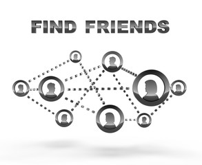find  friends