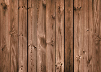 Brown Wood Planks as Background or Texture, Natural Pattern - obrazy, fototapety, plakaty