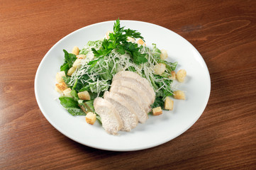 healthy salad  chicken