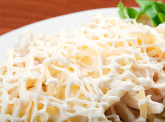 italian salad with cheese