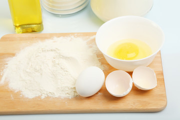 Different products to make bread