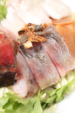 closeup of closeup of cooking fish soup, seafood